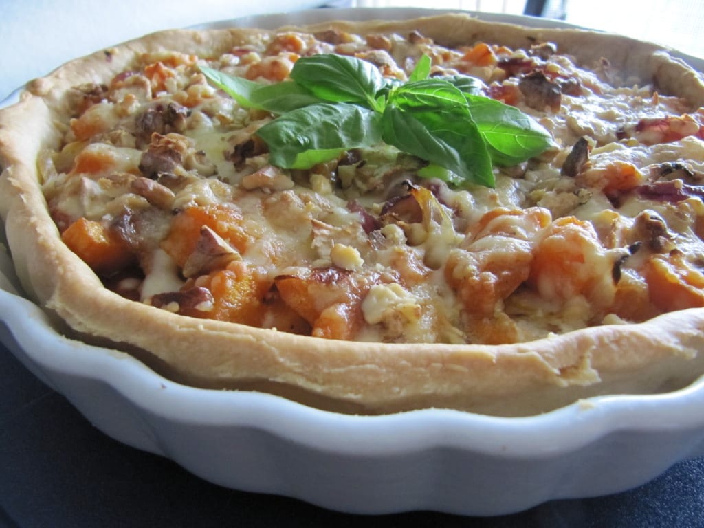 Para o recheio da Tarte de abóbora:
