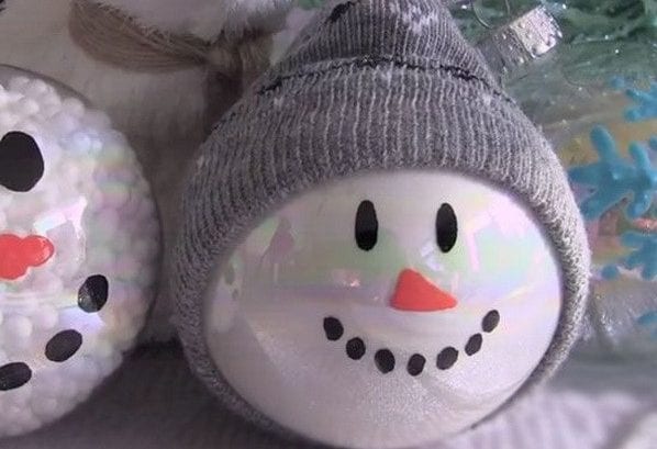 enfeites de natal boneco de neve