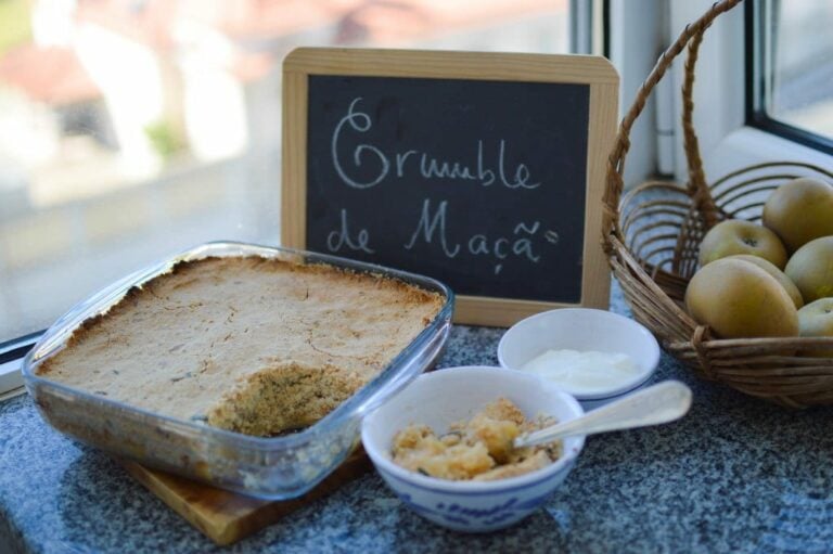 Receita Crumble Macã