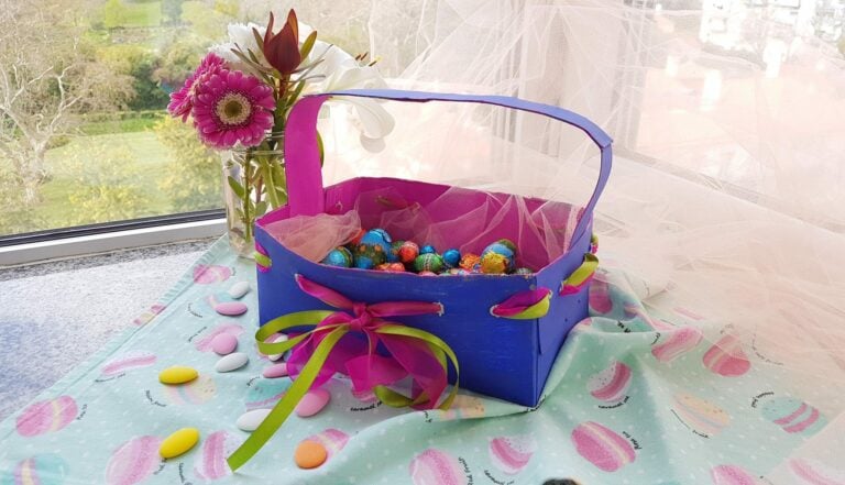 Como fazer um cesto para os ovos de Páscoa?