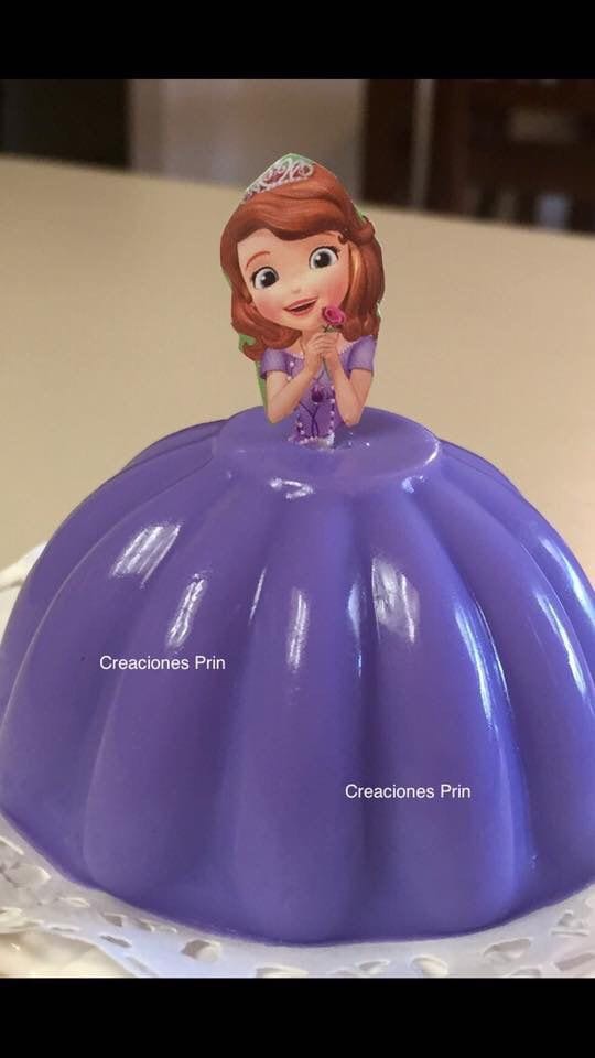 bolo princesa sofia - festa princesa sofia - decoração festa - gelatina