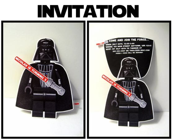 bolo star wars - convite star wars 2