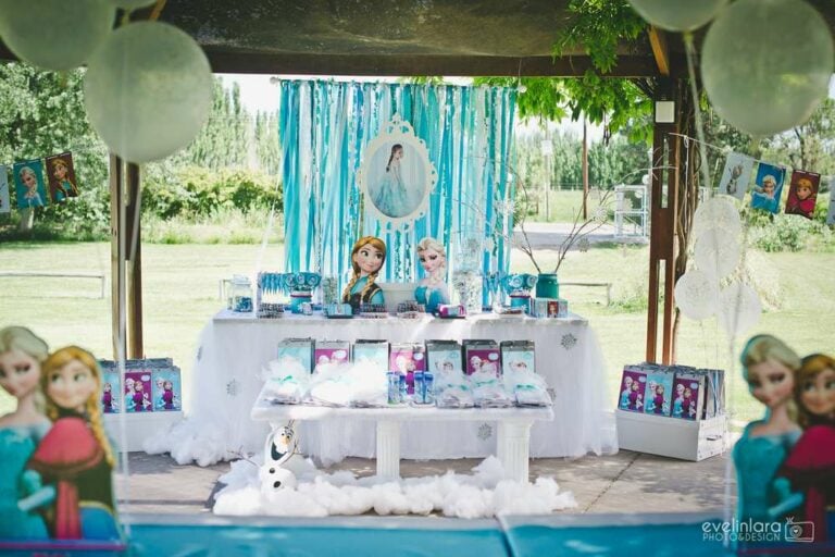 festa de aniversário frozen - decoração