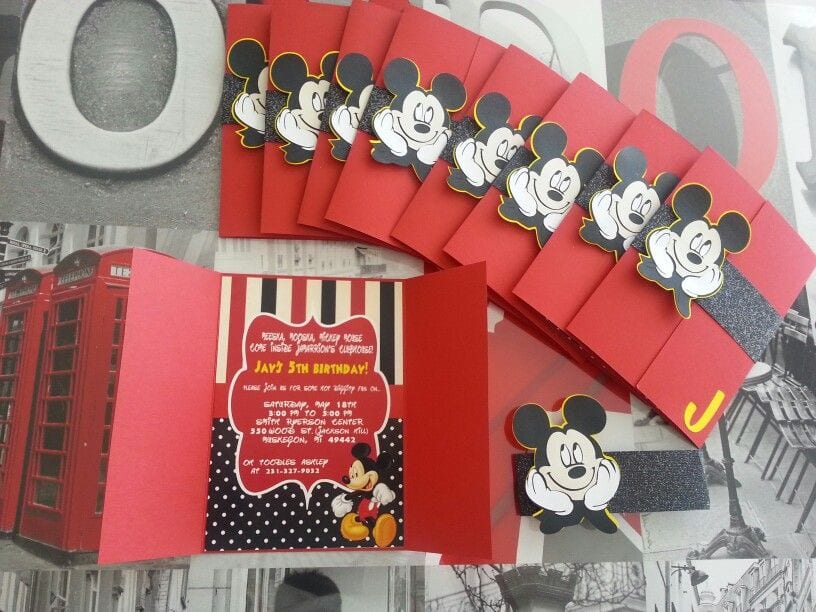 festa do mickey - convites do mickey 2