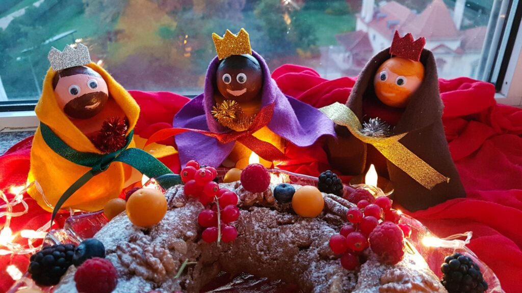 reis magos - decorações de Natal recicladas