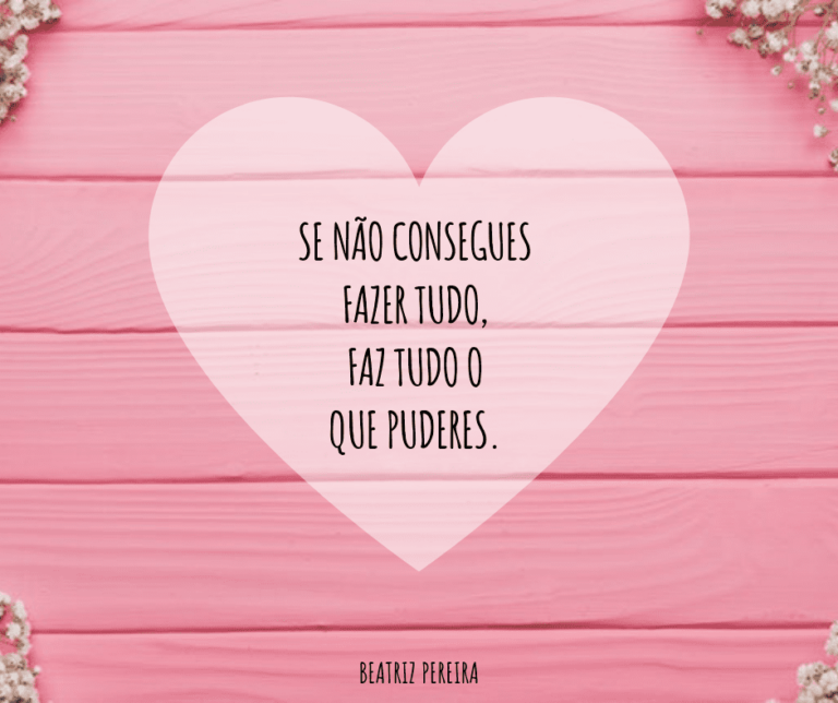 Quando pões o mundo às costas.