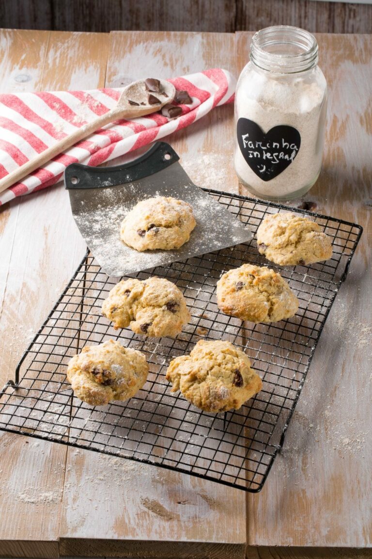 Scones pequenos-almoços crianças