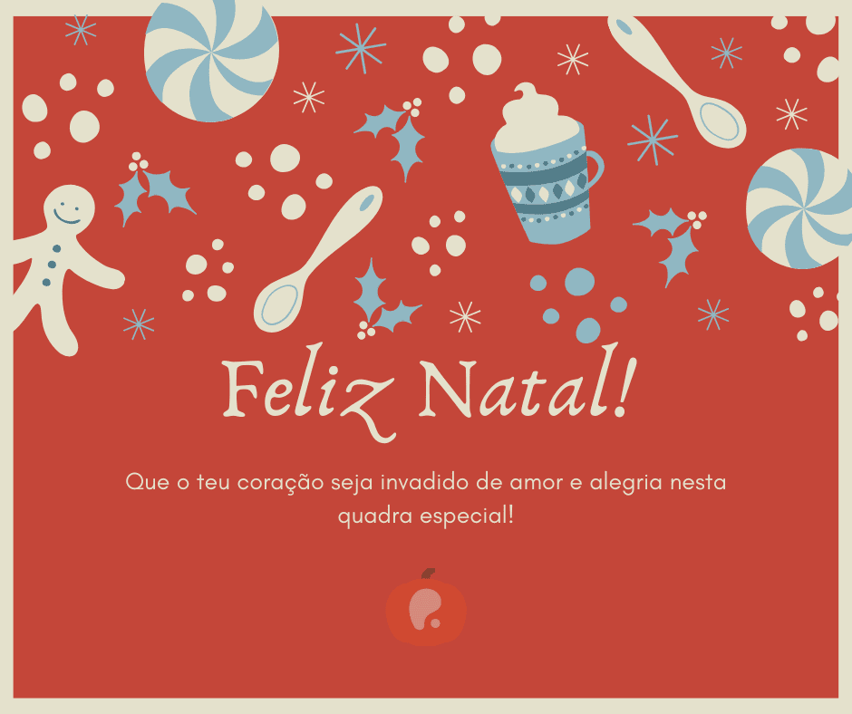 Mensagem de Natal Pumpkin