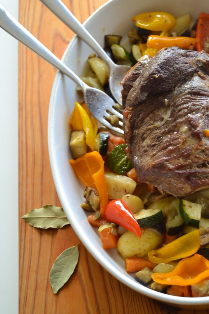 Carne assada no forno- resultado final