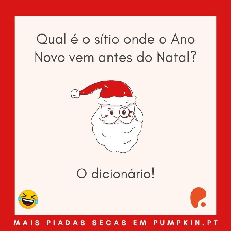 piadas secas natal