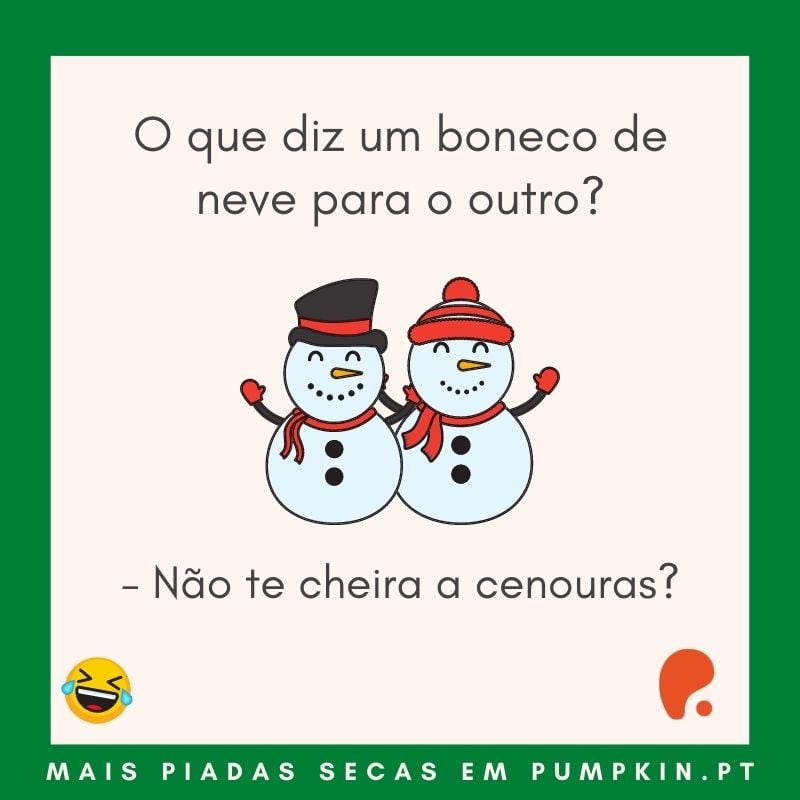 Piada Seca Boneco de Neve