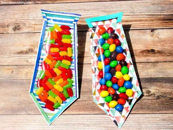 cartão de doces dia do pai