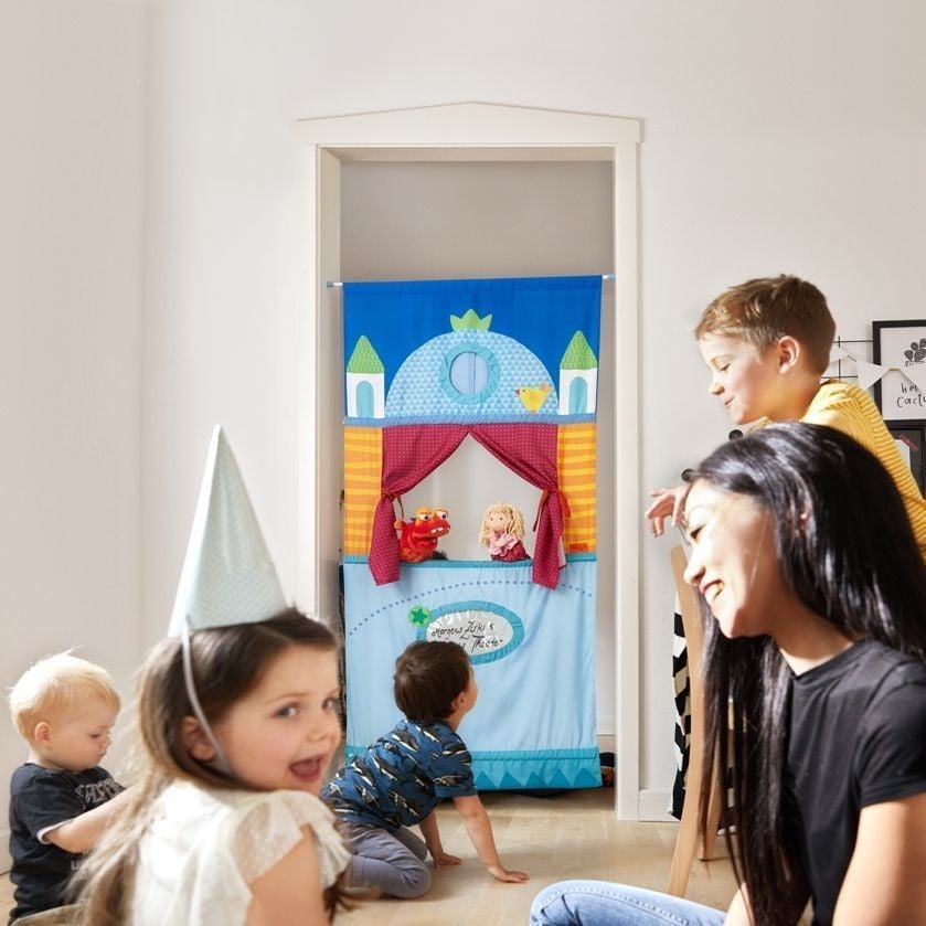 Prendas para 4 anos teatro fantoches cortina