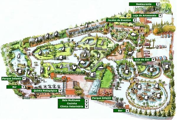 zoo de lagos mapa