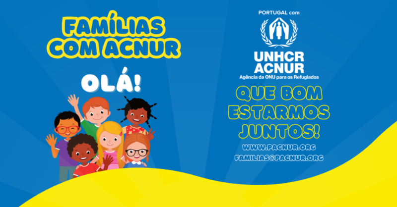 “Família com ACNUR” quer educar e pôr miúdos e graúdos a apoiarem causas humanitárias!