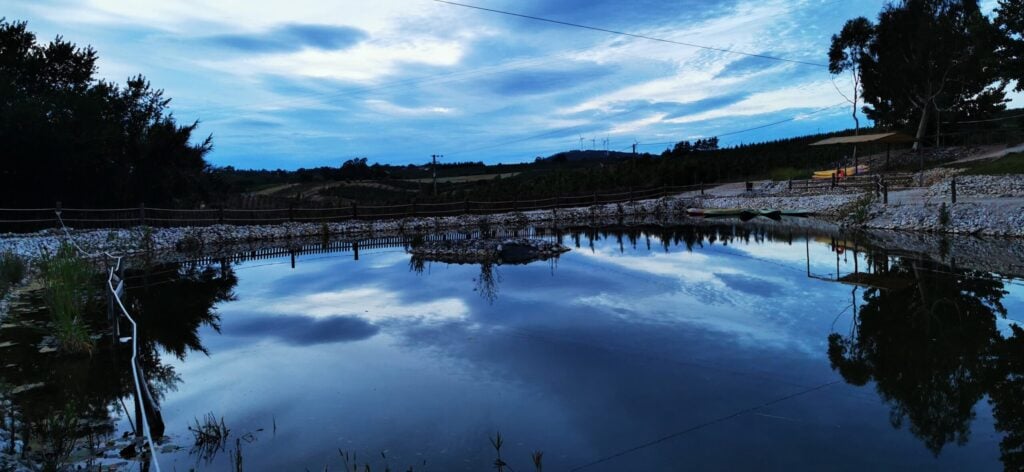 Lago ao volta da colonia de férias em Cadaval