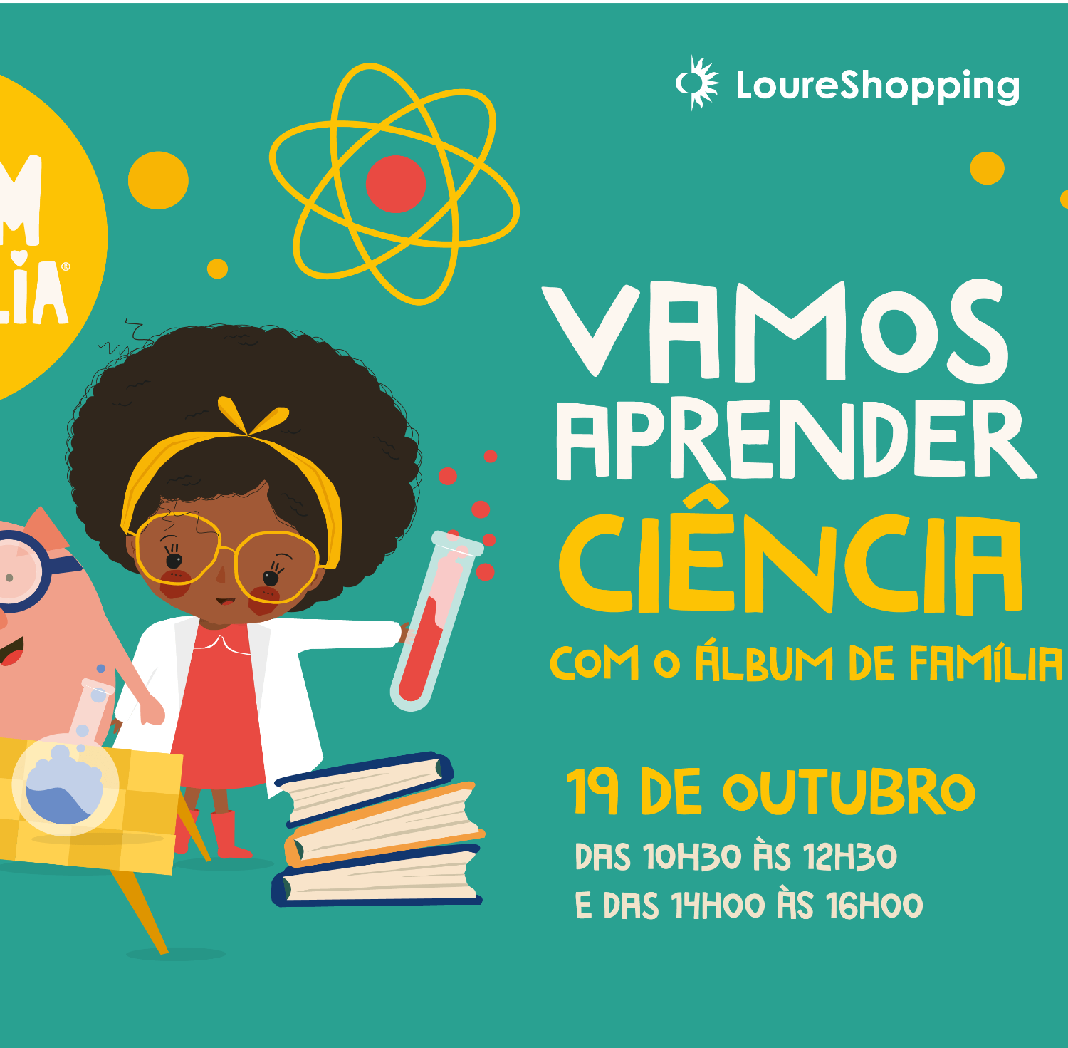 No dia 19 de outubro “Vamos aprender ciência” no LoureShopping