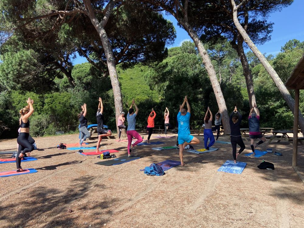 Aula de Yoga na Horta