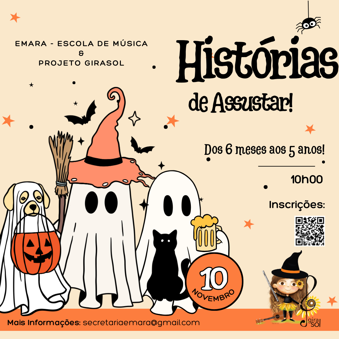 Sessão de Música para Bebés e Crianças | Histórias de Assustar