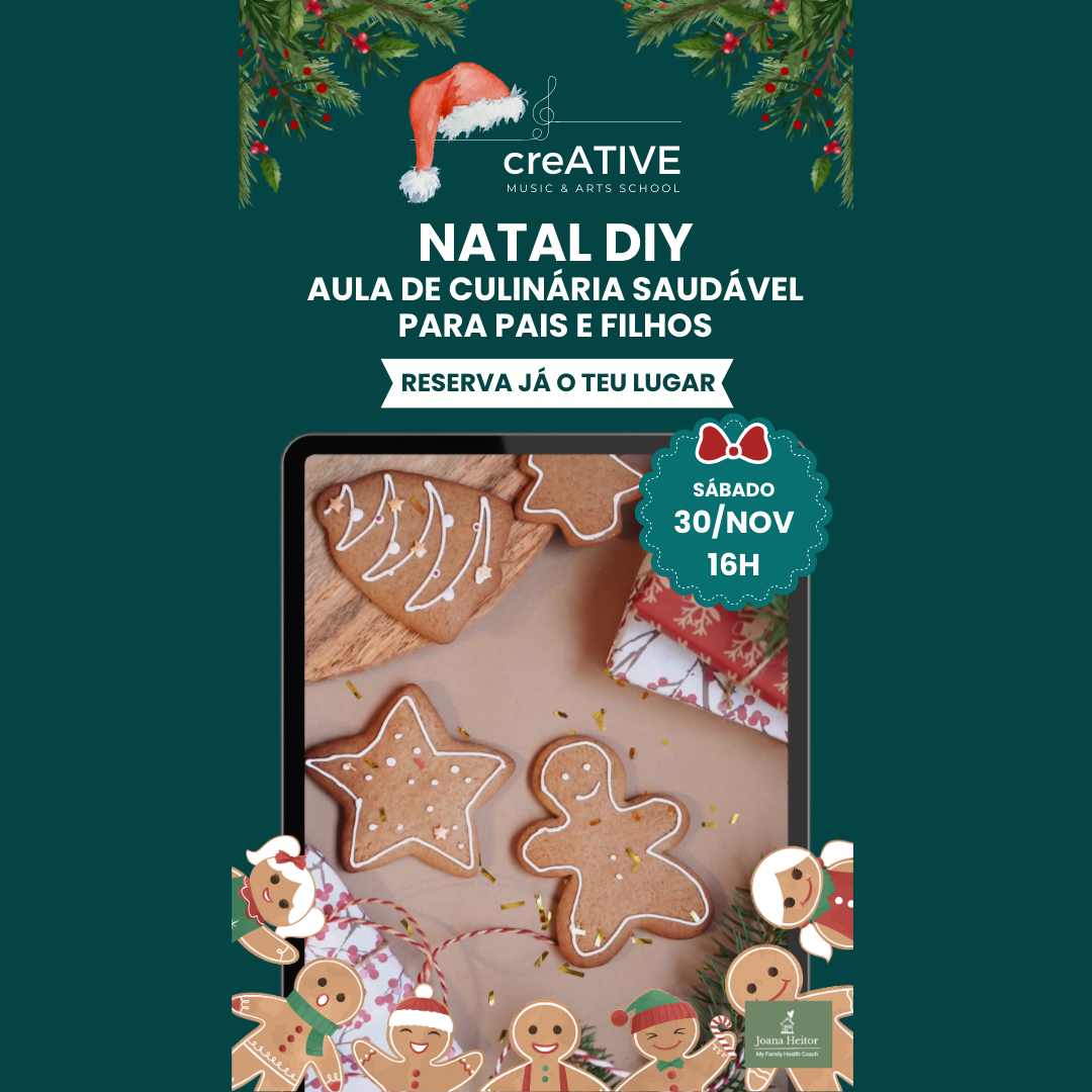 ????????????‍???? NATAL DIY????????‍???? ????  Aula de Culinária Pais e Filhos – 5 aos 12 anos