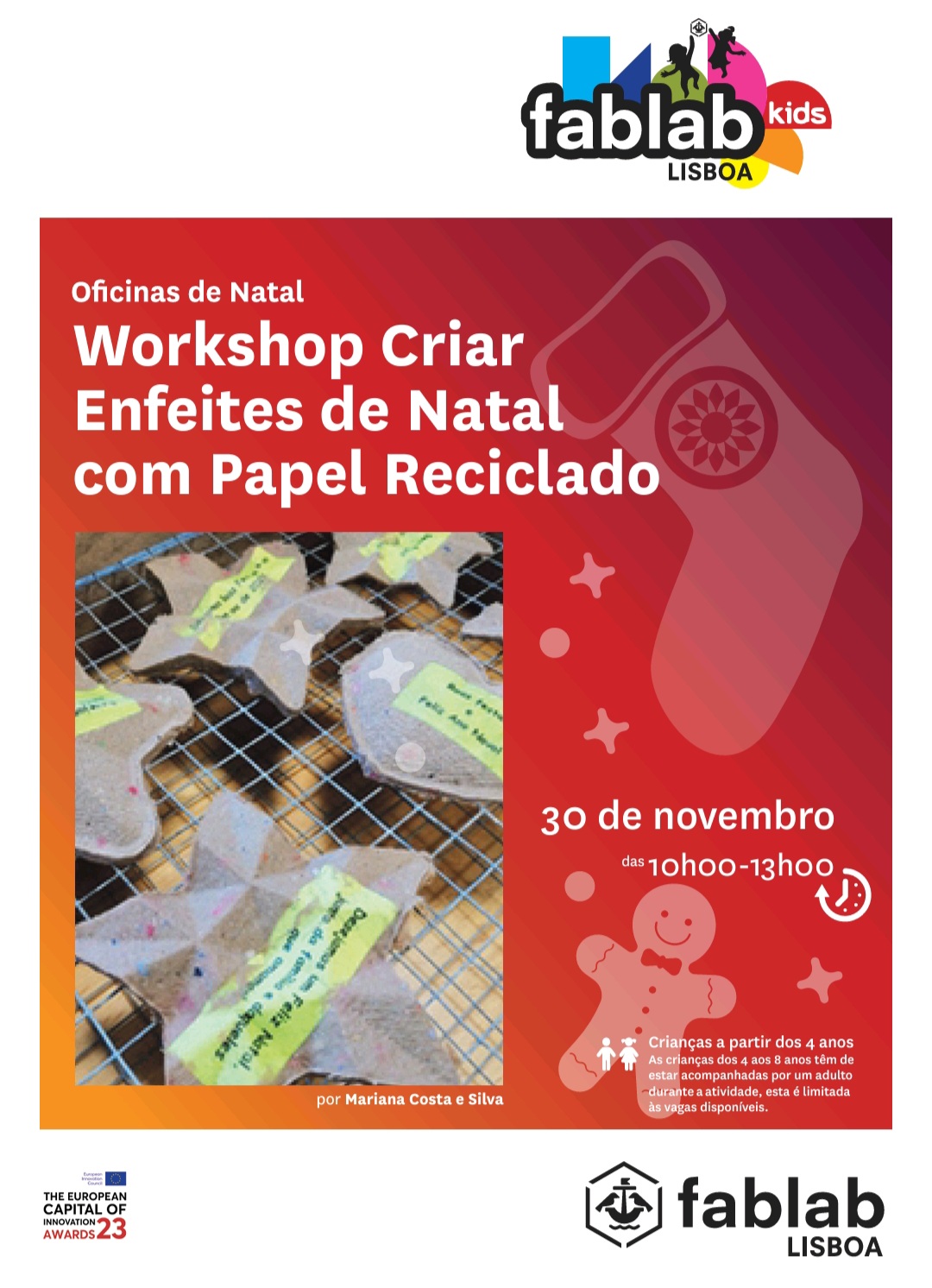 Criar Enfeites de Natal com Papel Reciclado
