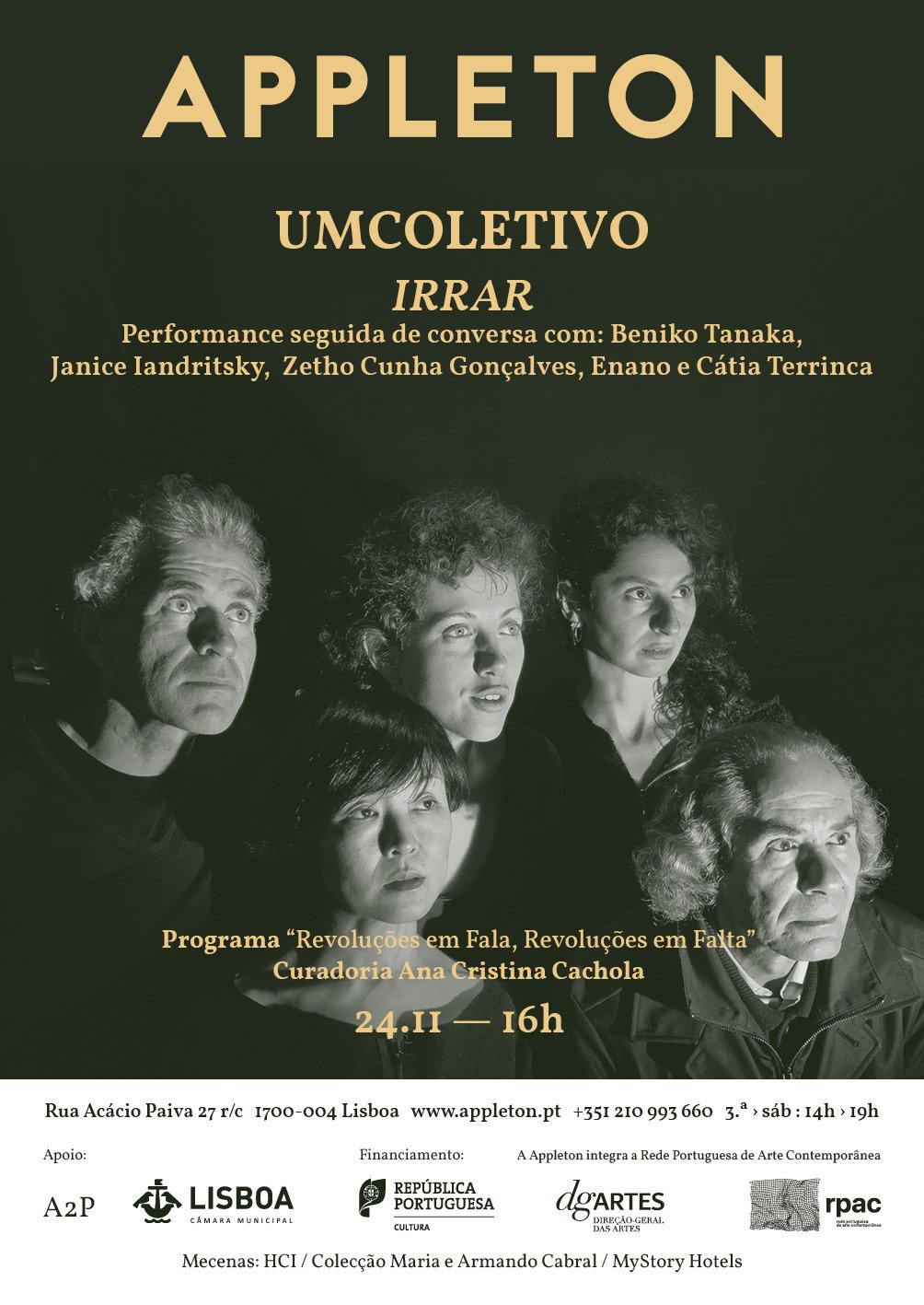 “Revoluções em Fala, Revoluções em Falta”: IRRAR – UMCOLETIVO