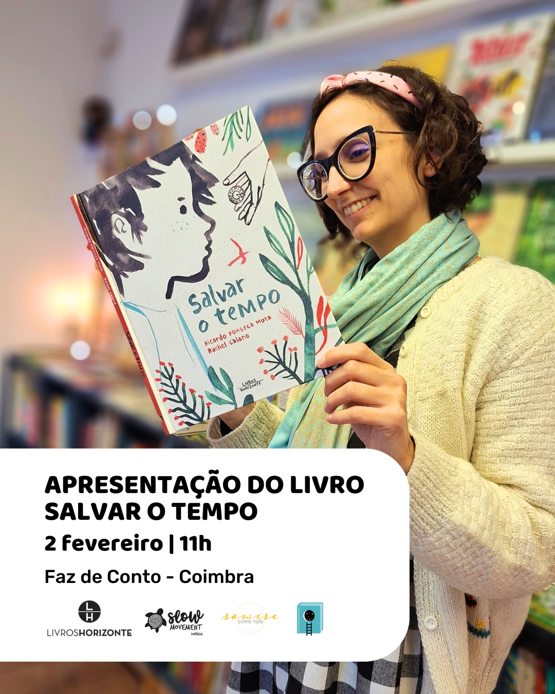 apresentação do livro Salvar o tempo