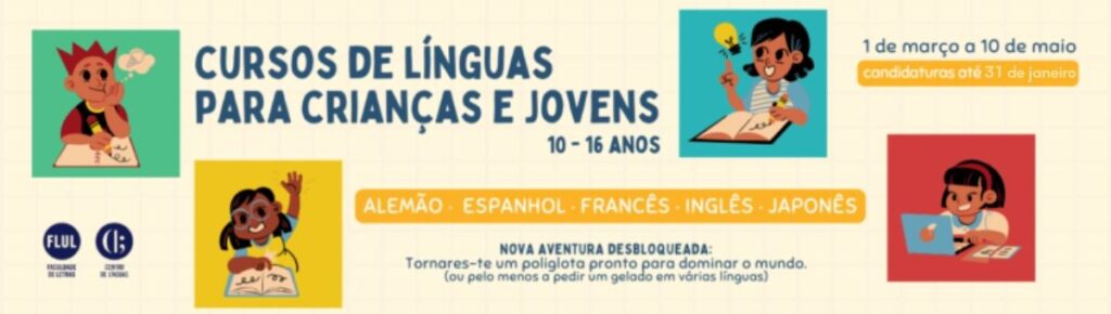 Cursos de Línguas para crianças na Faculdade de Letras da ULisboa
