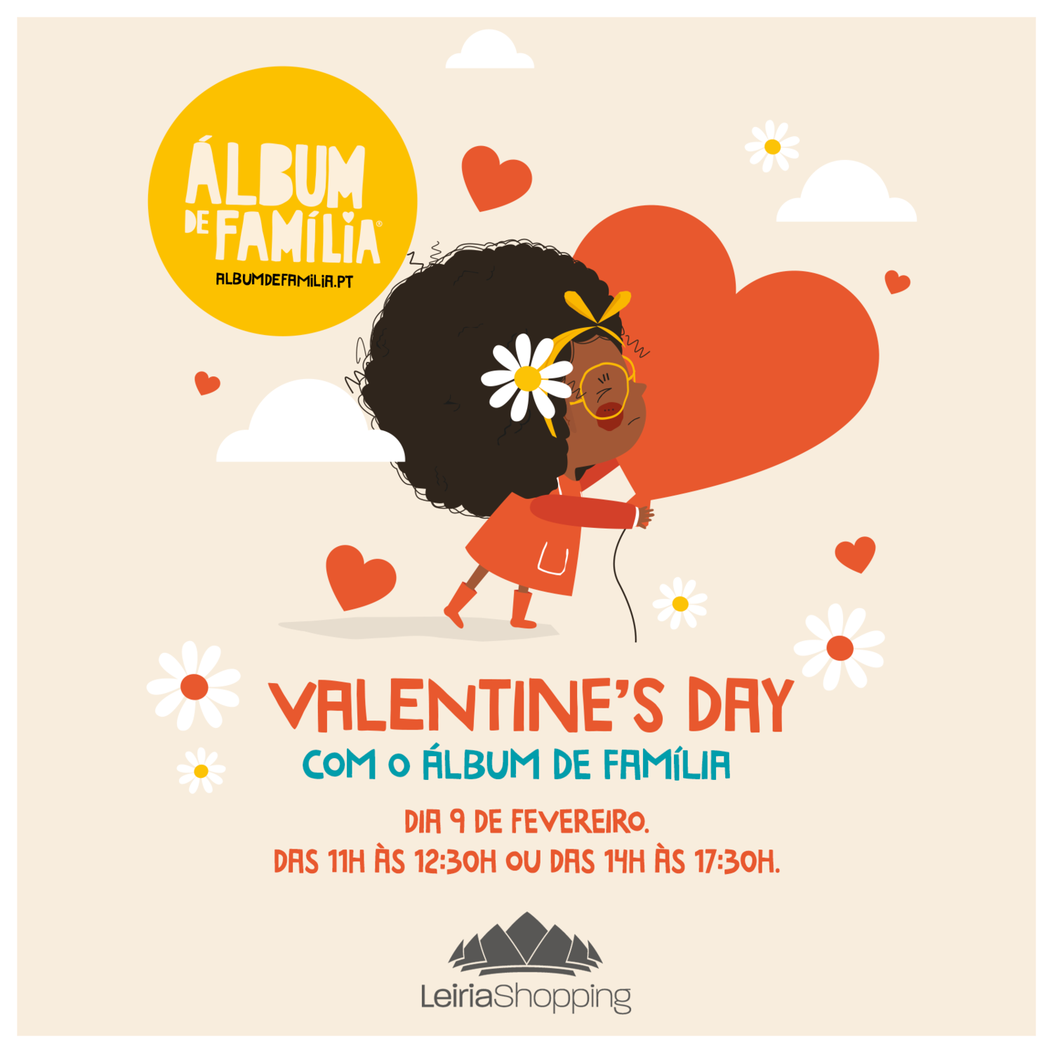 Este domingo no LeiriaShopping O Amor vai andar no ar com o atelier Álbum de Família dedicado ao Dia dos Namorados
