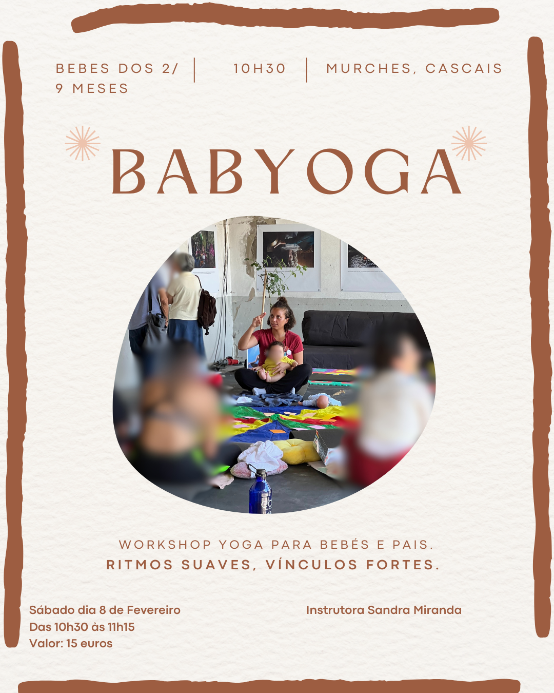 Workshop Babyoga –  Ritmos Suaves, Vínculos Fortes – Para bebés dos 2 aos 9 meses