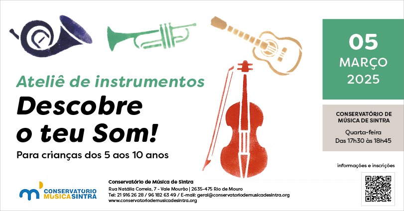 Ateliê de instrumentos: Descobre o teu Som!