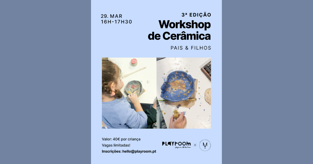 Workshop de Cerâmica para Pais e Filhos