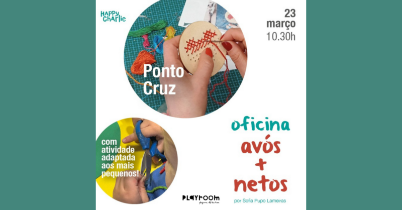 Avós e Netos – Vamos Aprender Ponto Cruz Juntos?