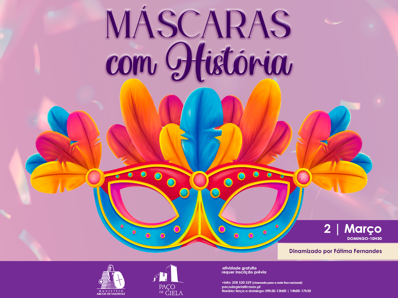 Máscaras com História