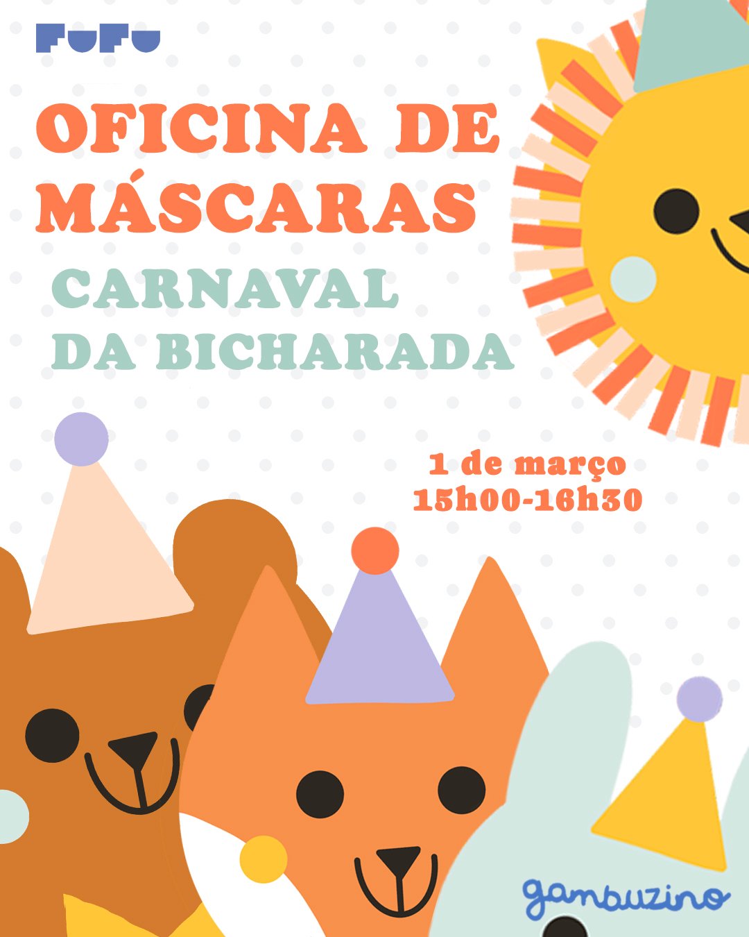 Carnaval da Bicharada – Oficina de Máscaras