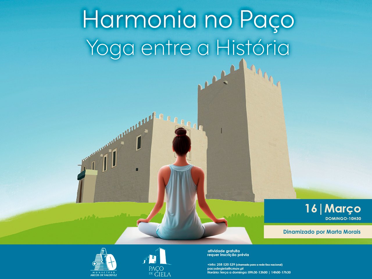 Harmonia no Paço: Yoga entre a História