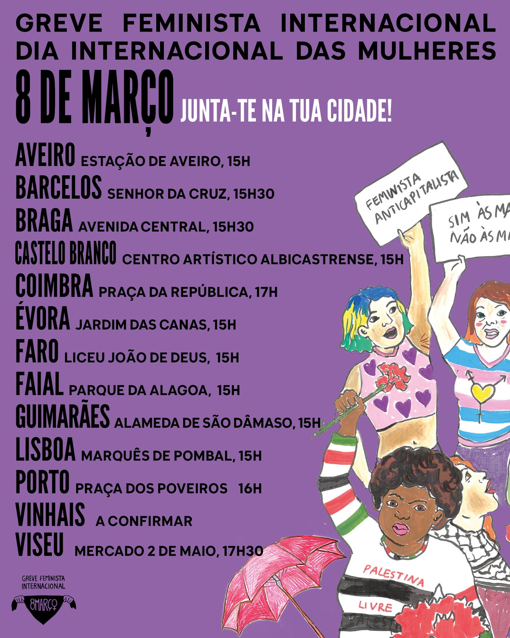 8 de marco - Dia da Mulher 2025