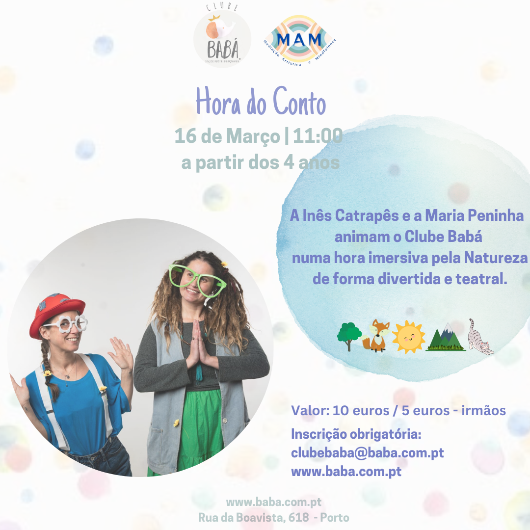 Hora do Conto – Clube Babá e MAM
