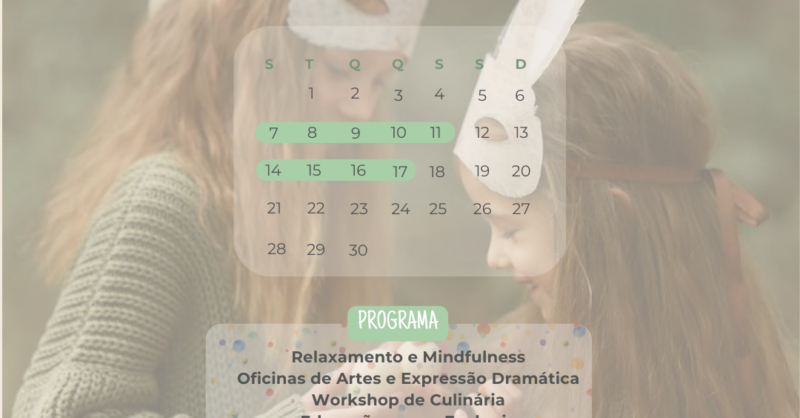Férias da Páscoa no Clube Babá ????