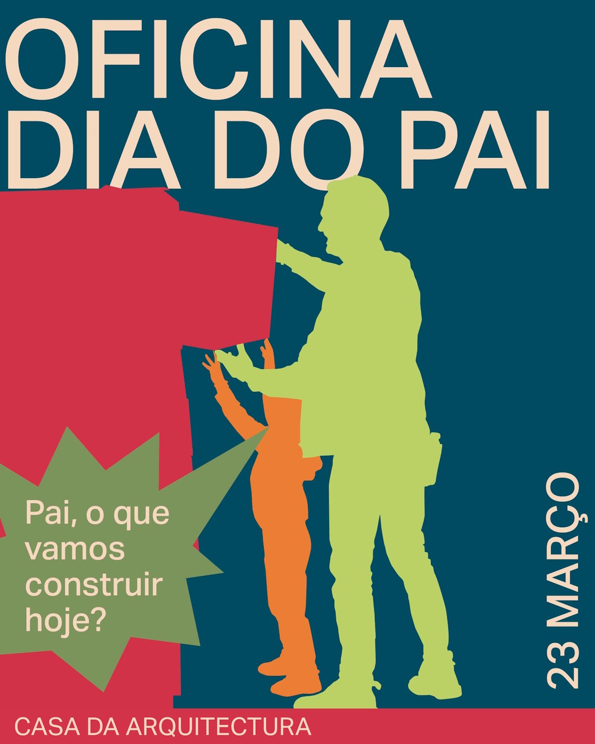 A Casa da Arquitectura está a preparar uma atividade muito especial para celebrar o Dia do Pai!