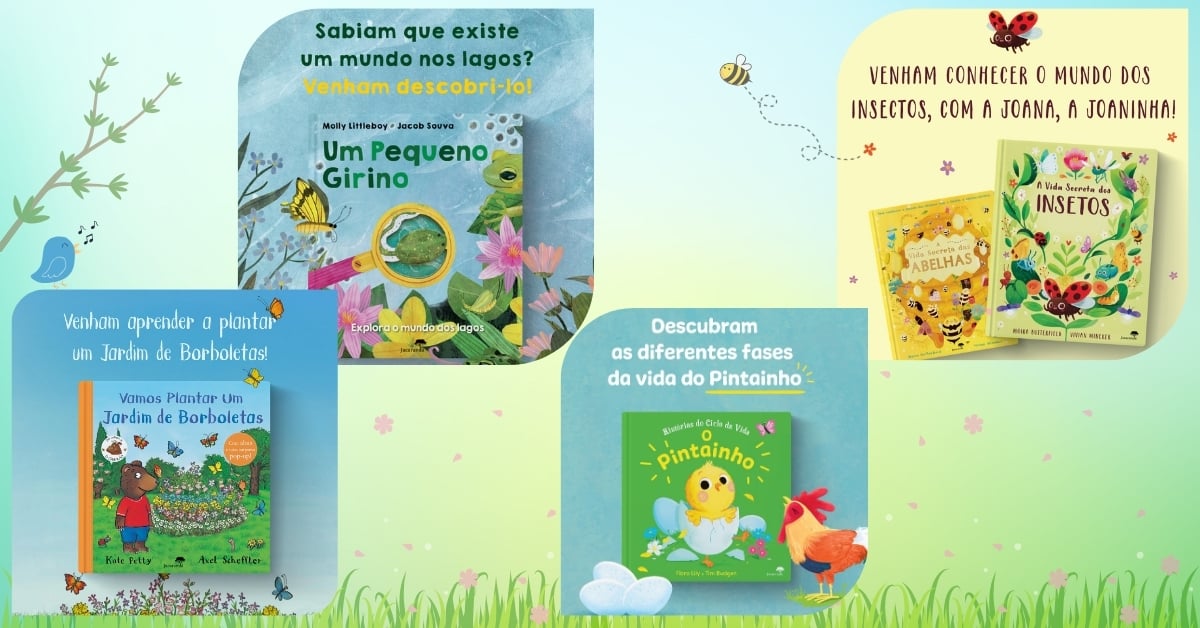 livros para celebrar a Primavera - Escolas