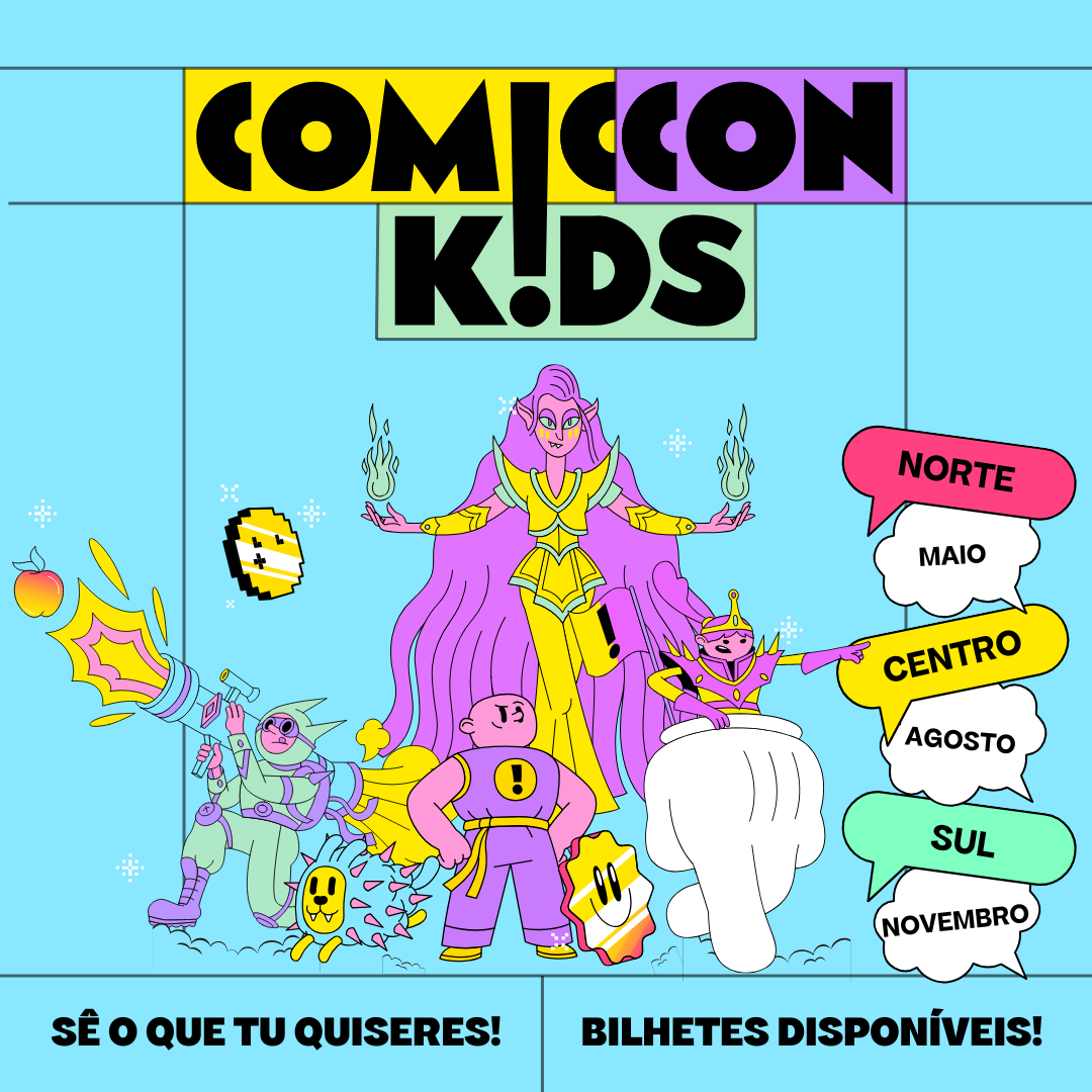 CARTAZ OFICIAL TOUR'25 COMIC-CON KIDS