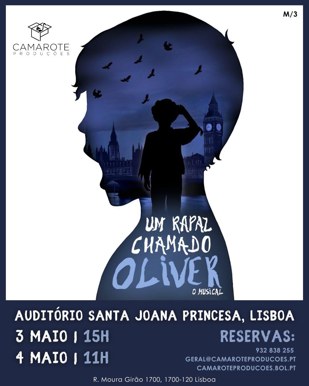 “UM RAPAZ CHAMADO OLIVER” – o Musical para toda a Família