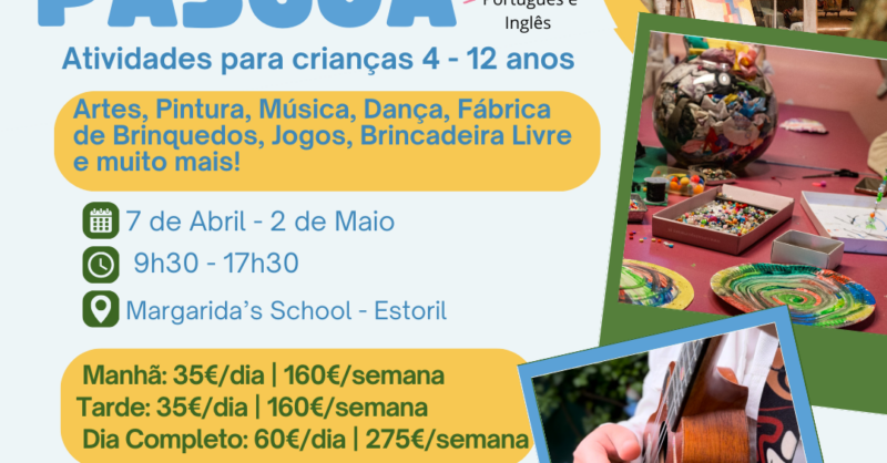 Férias da Páscoa da Vila Criativa as Margaridas