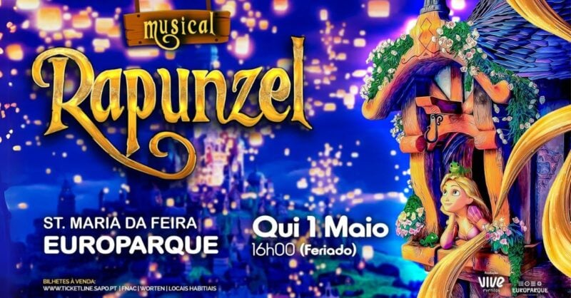 Rapunzel – O Musical em Santa Maria da Feira