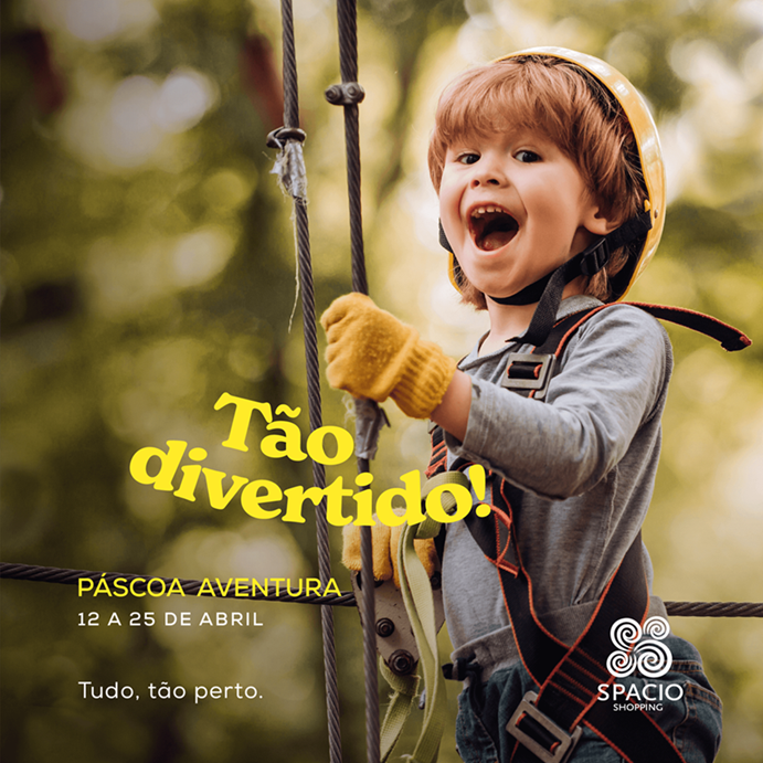 Aventura nas alturas no Spacio Shopping