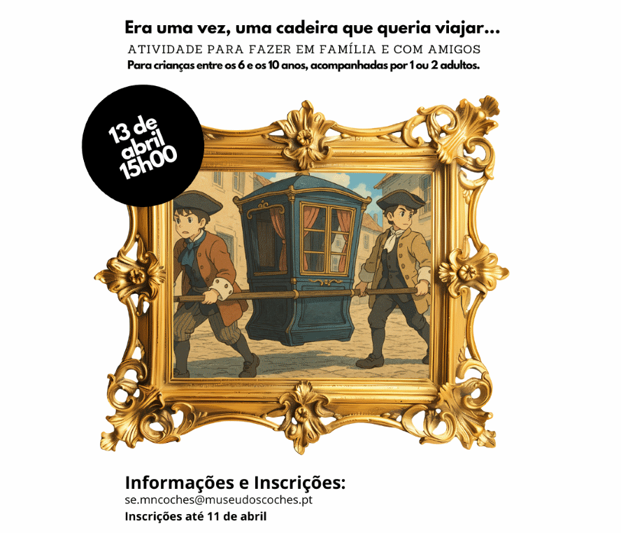 Era uma vez, uma cadeira que queria viajar… Atividade para Famílias