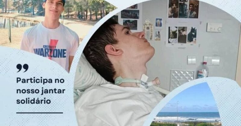 Jantar solidário vai ajudar Bruno, que sofreu paragem cardiorrespiratória