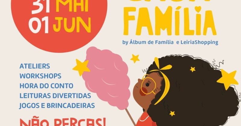 LeiriaShopping celebra Dia da Criança no festival Leiria Kids com um conjunto de atividades inesquecíveis
