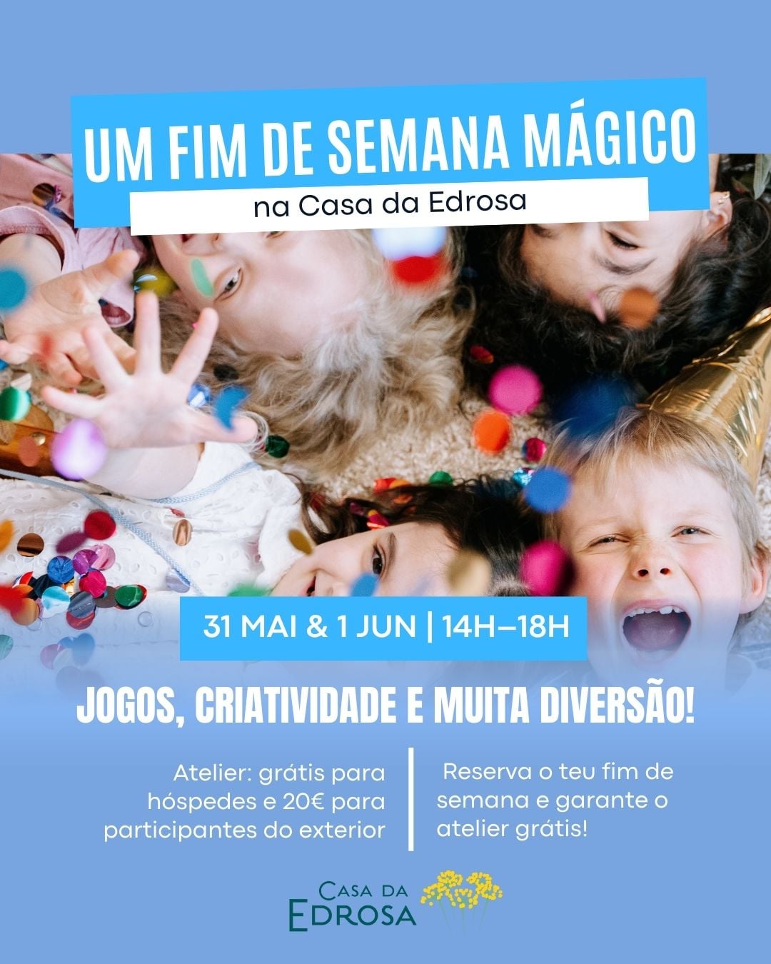 Jogos Patrimoniais Populares – Um Atelier Especial para Celebrar o Dia da Criança!